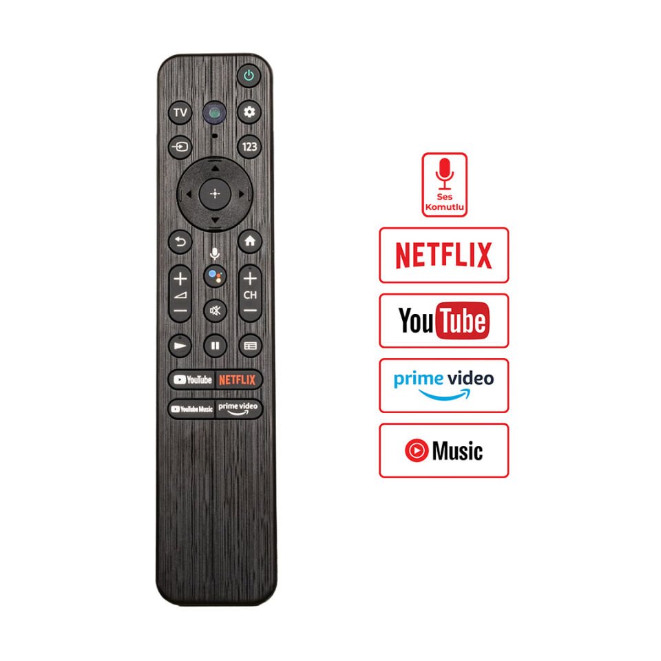 Ayt Weko Kl Sony Rmf-tx800p Youtube Netflix Prime Video Ses Komutlu Lcd Led Tv Kumandası
