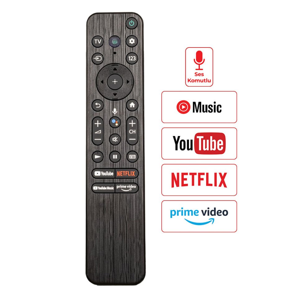 Ayt Weko Kl Sony Rmf-tx800p Youtube Netflix Prime Video Ses Komutlu Lcd Led Tv Kumandası