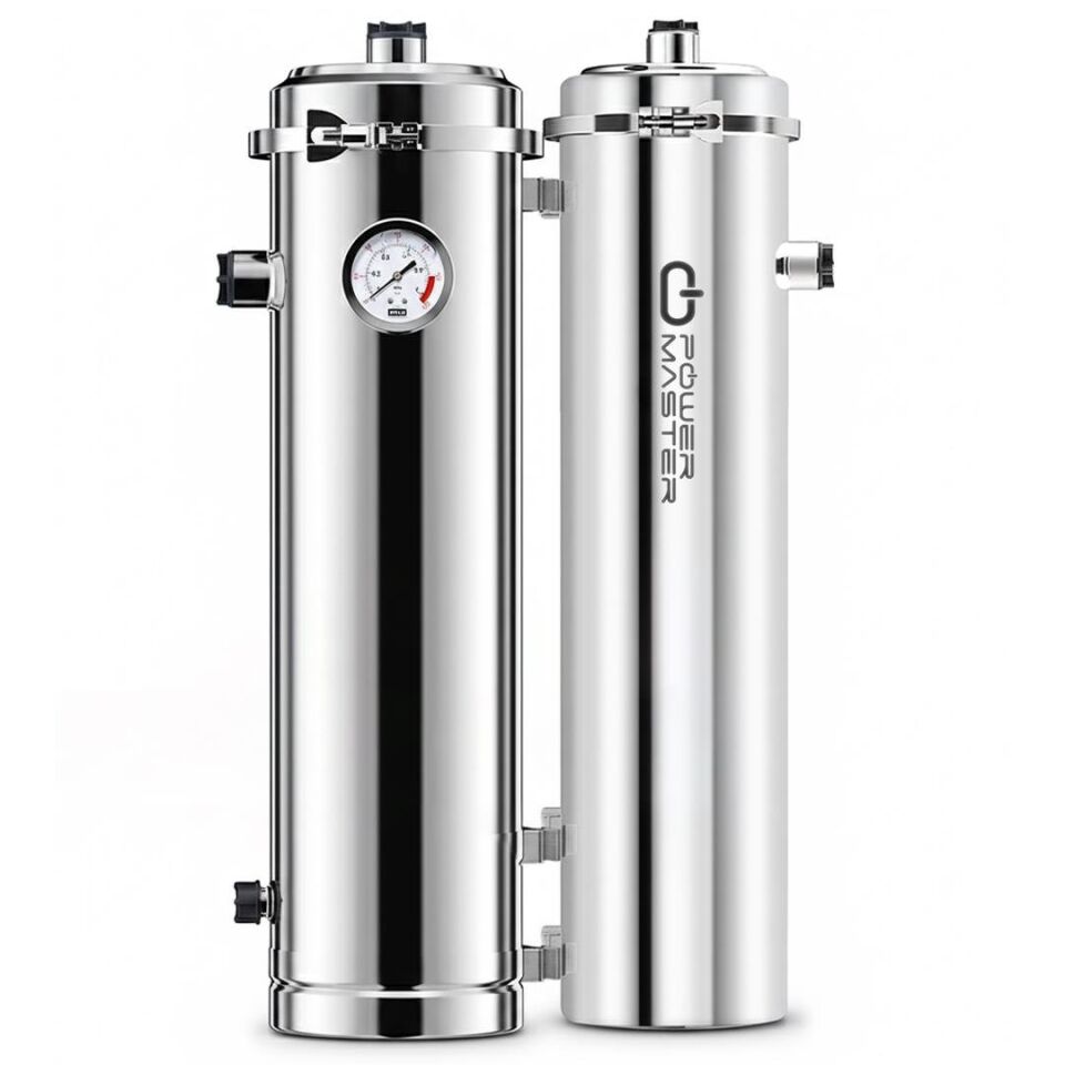 Powermaster PM-28654 Ana Hat Su Arıtma Sistemi 10.000 Litre Saat Paslanmaz Çelik Gövdeli Yıkanabilir UF-PVDF Filtreli