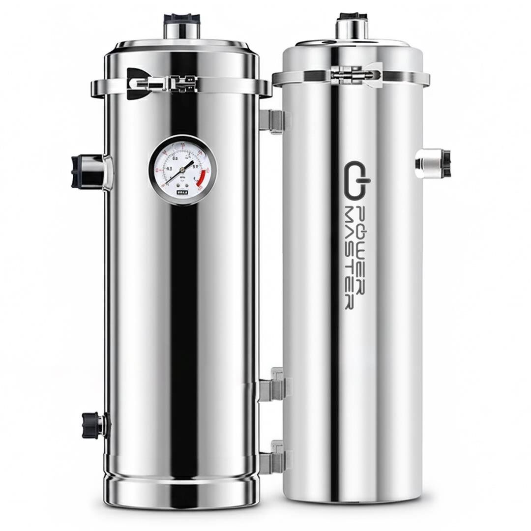 Powermaster PM-28653 Ana Hat Su Arıtma Sistemi 5.000 Litre Saat Paslanmaz Çelik Gövdeli Yıkanabilir UF-PVDF Filtreli