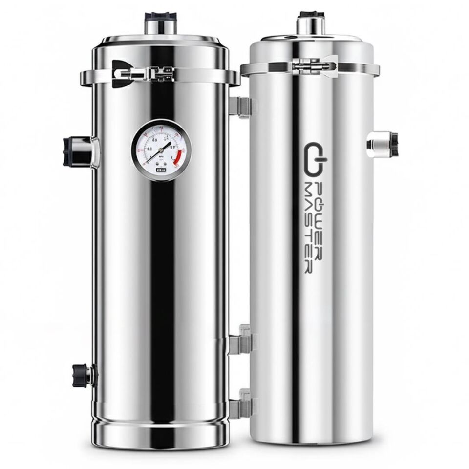 Powermaster PM-28653 Ana Hat Su Arıtma Sistemi 5.000 Litre Saat Paslanmaz Çelik Gövdeli Yıkanabilir UF-PVDF Filtreli