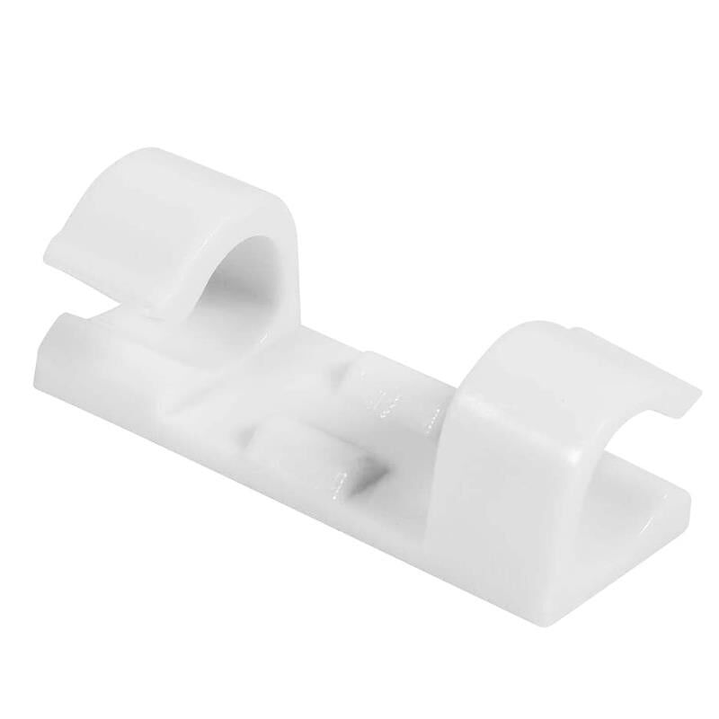 Ayt 3M Yapışkanlı 20 li Beyaz Kablo Sabitleyici Düzenleyici Klips Kablo Tutucu Tutacağı