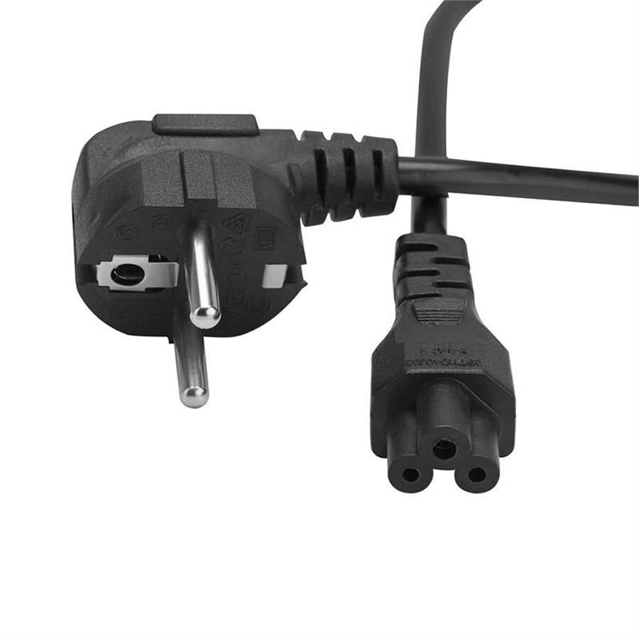 Ayt Fully G-513c 3x0.75mm Siyah 1.5 Metre Yonca Tip Power Elektirik Kablosu Bilgisayar Monitör Adaptör Kablo