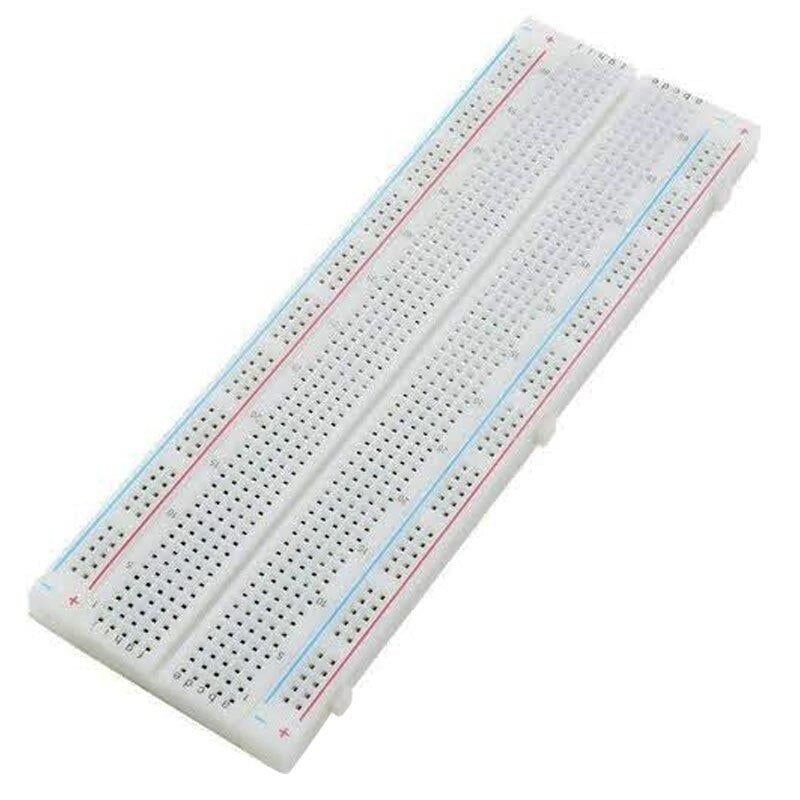 Ayt Breadboard 830 Pin Hücre Mb102 Devre Test Güç Kaynağı Modülü Arduino Büyük Boy Delikli Bread Board Proto