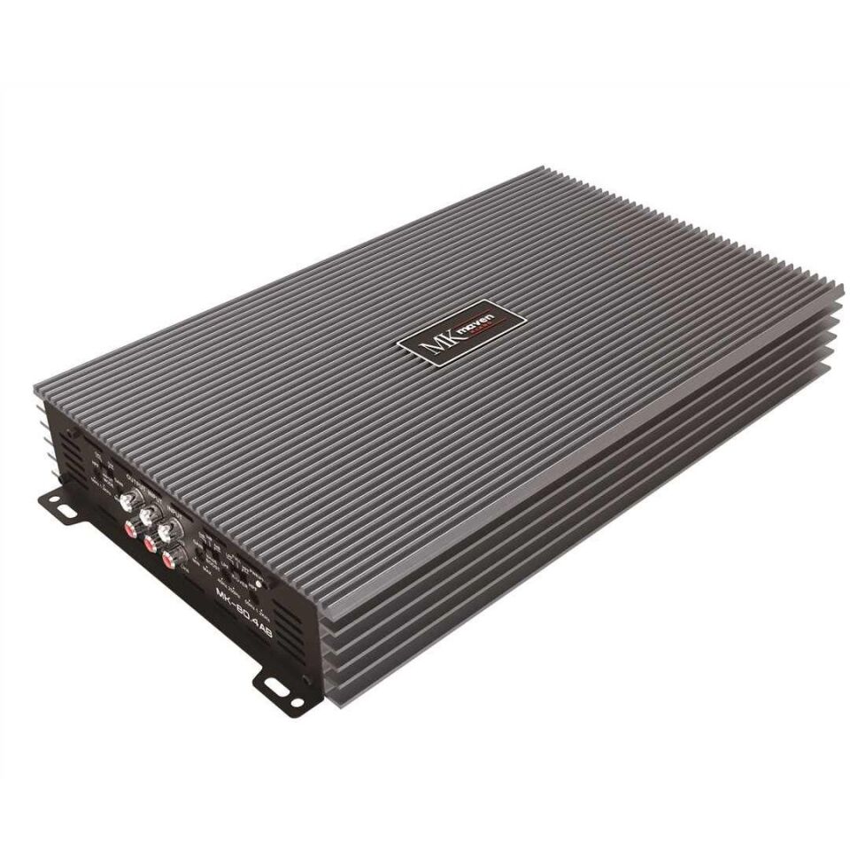 Mk Maven Klang Mk-80 4 Ab 4 Kanal 80 Rms 4000 Watt Ab Sınıf Güç Oto Araç Anfi Ses Sistemi Amfi Amplifikatörü