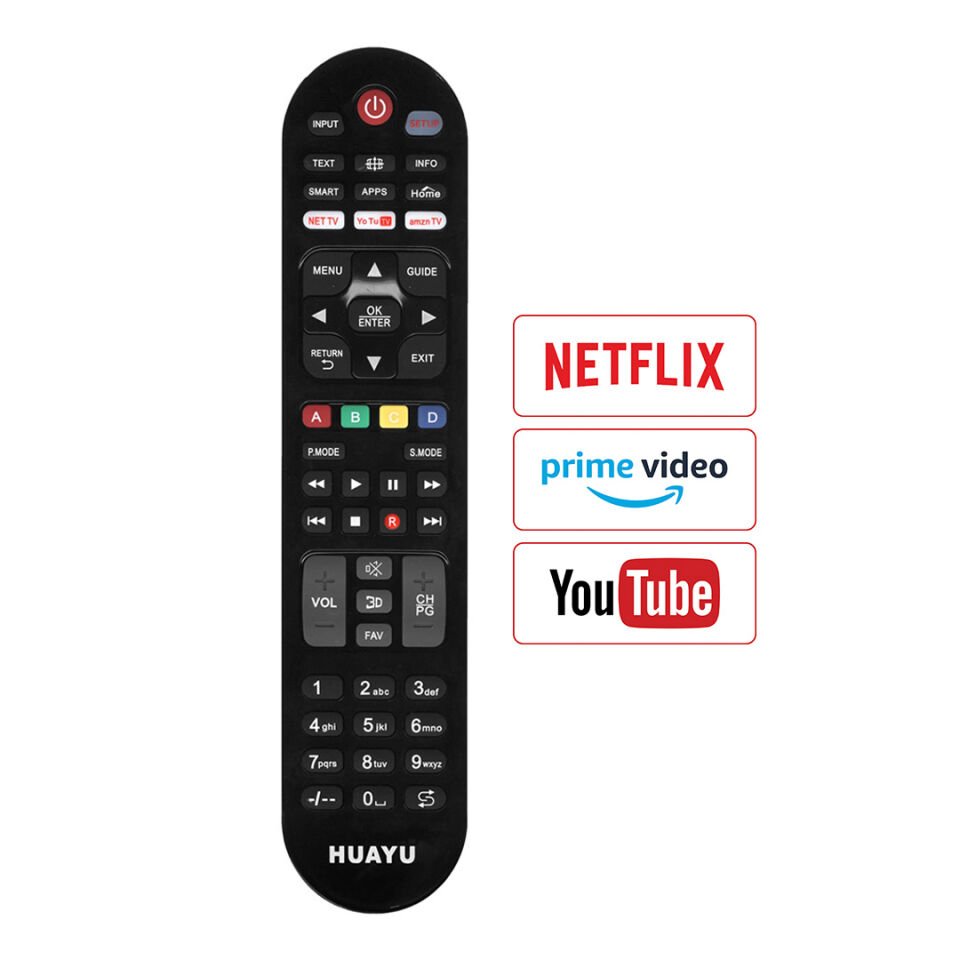 Ayt Huayu Kl Urc1517 Netflix Youtube Amazon Tuşlu Universal Tv Kumandası