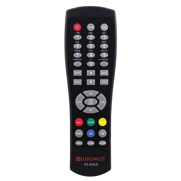 Ayt Hiremco Uyumlu Seoul F3 Gold Uydu Alıcı Kumandası