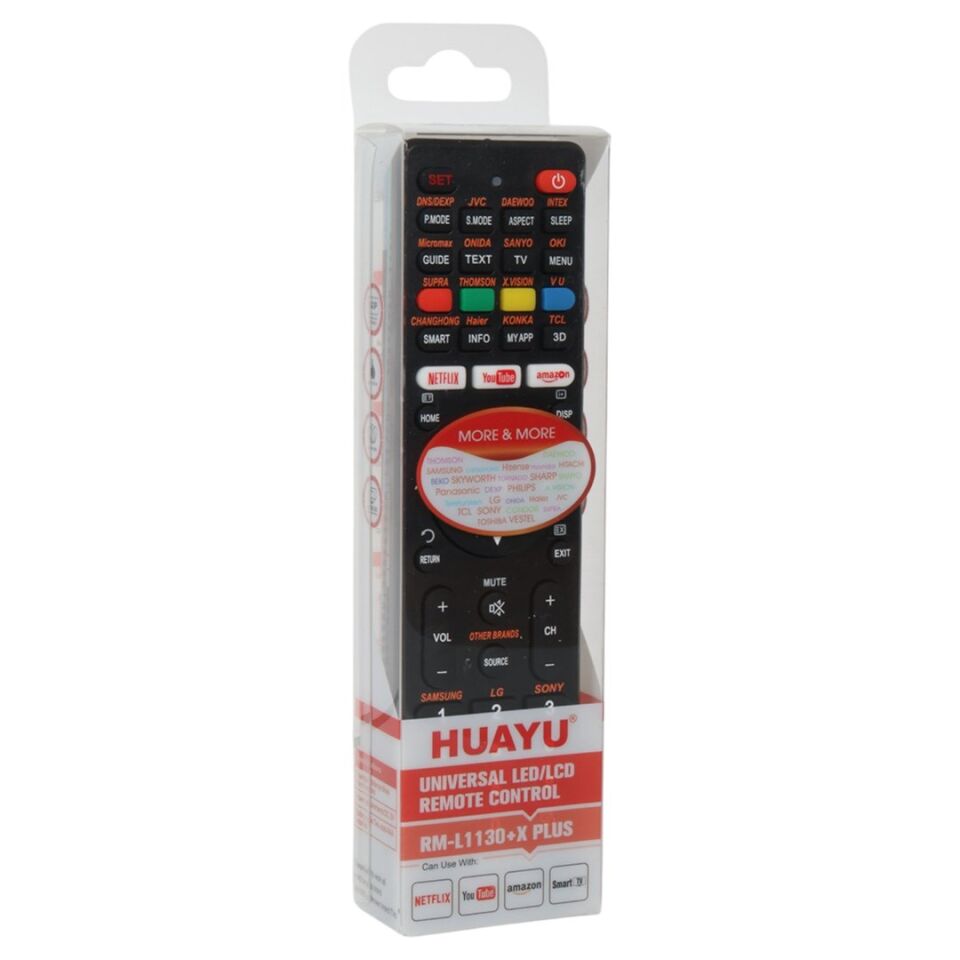 Huayu Rm-L1130 + X Plus Siyah Universal Lcd Led Tv Kumanda