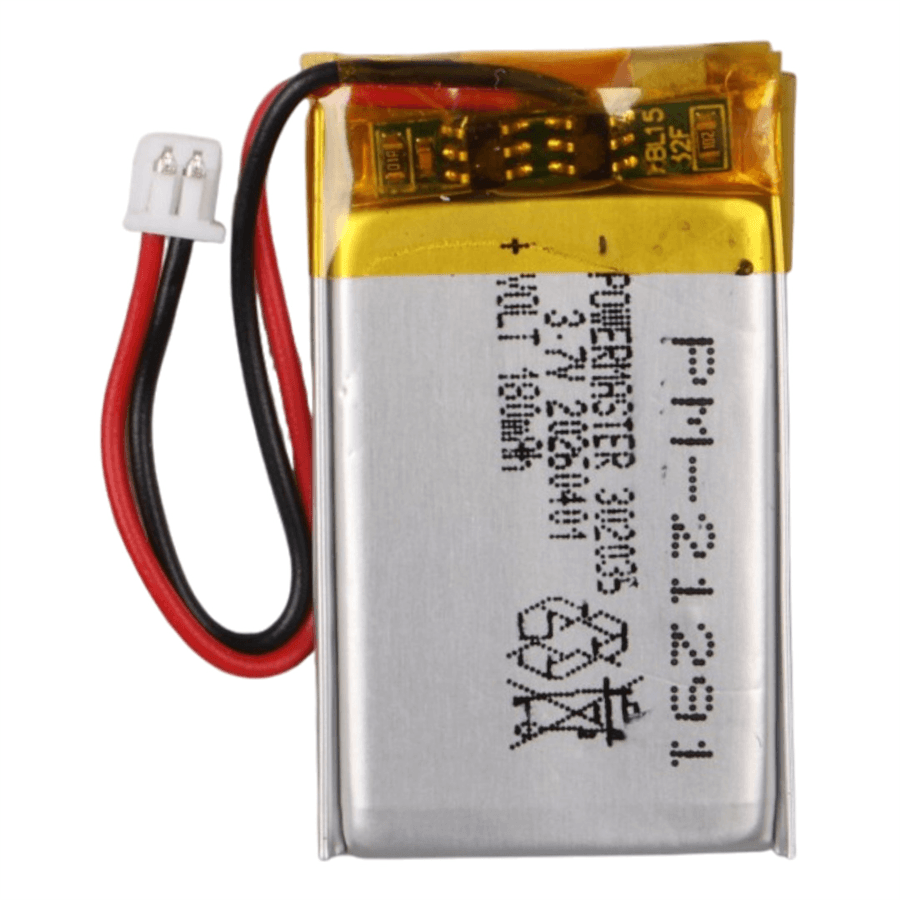Powermaster 3.7 Volt 200 Mah Lityum Polimer Şarjlı Pil 3X20X35 mm Akıllı Saat Kulaklık Pili