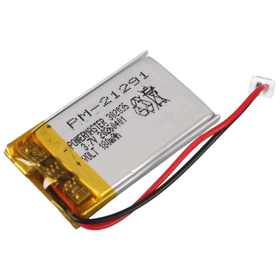 Powermaster 3.7 Volt 200 Mah Lityum Polimer Şarjlı Pil 3X20X35 mm Akıllı Saat Kulaklık Pili