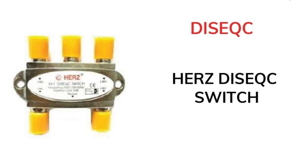 Herz 4X1 950-2400Mhz 3Db Diseqc Switch Uydu Birleştirici