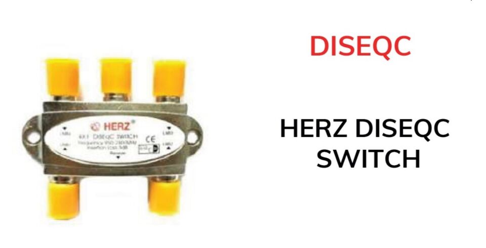 Herz 4X1 950-2400Mhz 3Db Diseqc Switch Uydu Birleştirici