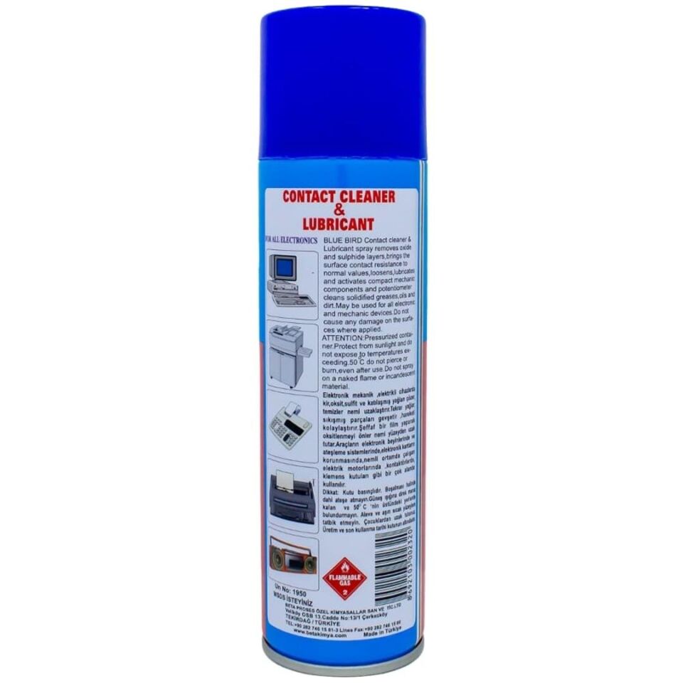 Ayt Yağlı Sprey 250 Ml. Blue Bird BB-257