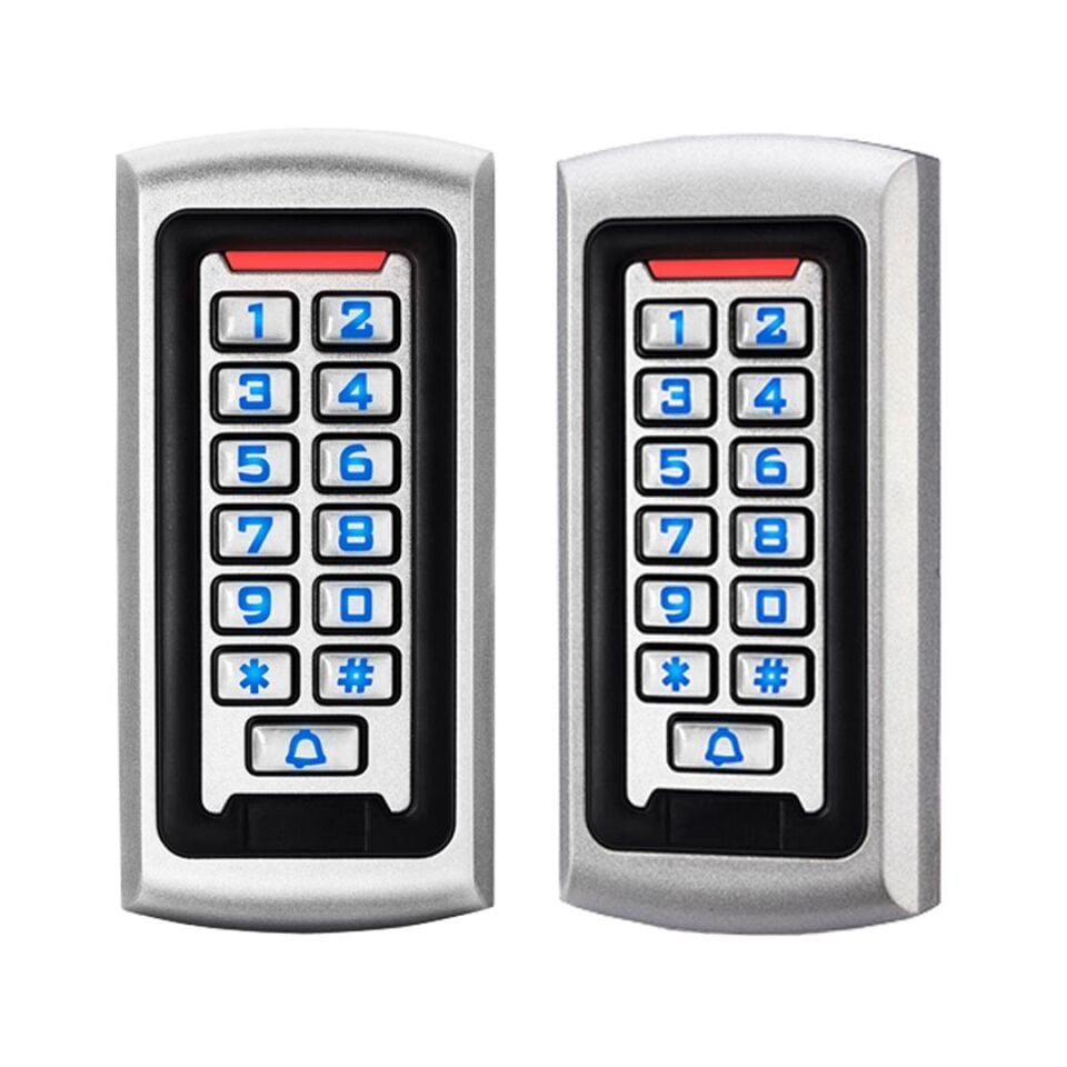 Novacom Nc-Msc02p Su Geçirmez İç Dış Ortama Uygun Şifrematik Kart Okuyucu Kapı Geçiş Sistemi