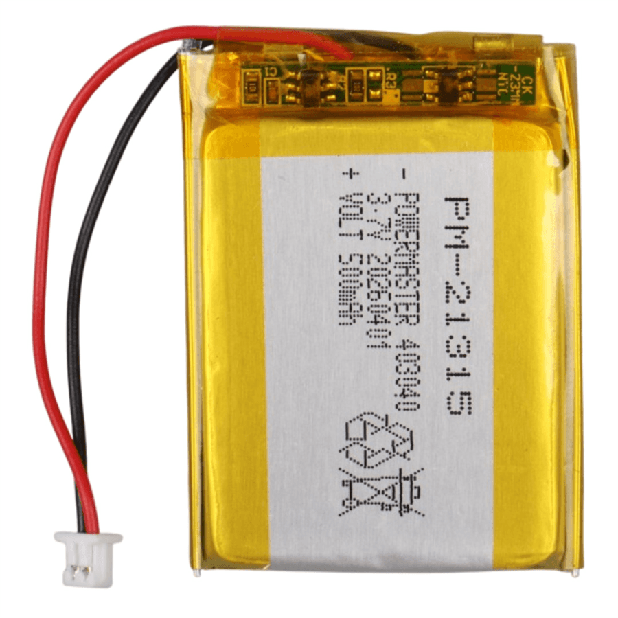 Powermaster 3.7 Volt 450 Mah Lityum Polimer Şarjlı Pil 4X30X40 mm Akıllı Saat Kulaklık Pili