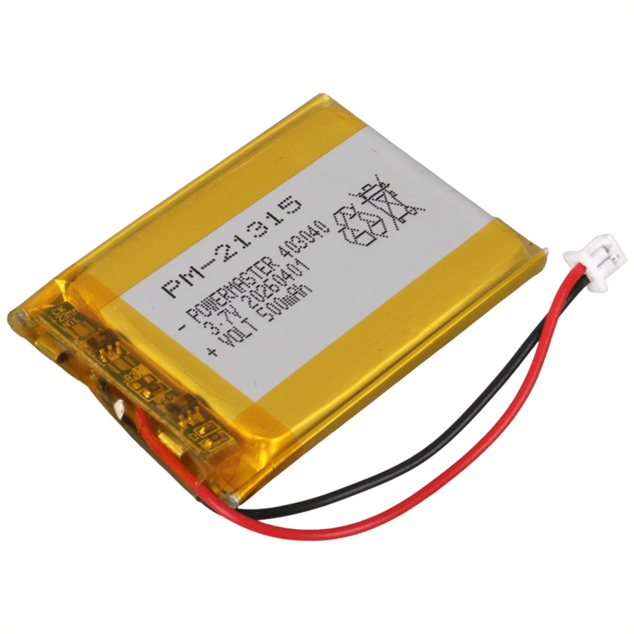 Powermaster 3.7 Volt 450 Mah Lityum Polimer Şarjlı Pil 4X30X40 mm Akıllı Saat Kulaklık Pili