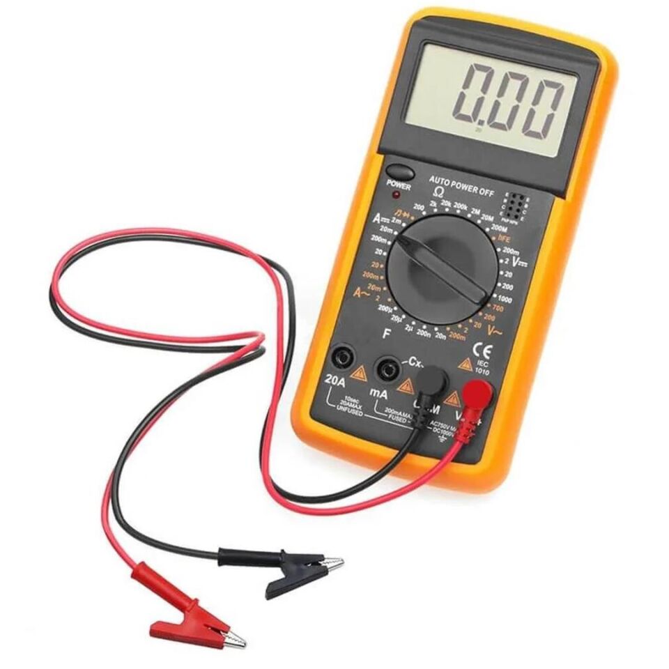 Powermaster PM-27080 Krokodil Uçlu Ölçü Aleti Probu Multimetre Ölçüm Cihazı Probu