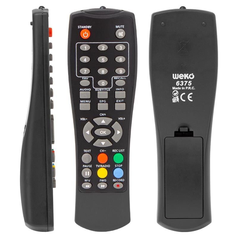 Weko Botech Kamosonic Grundig Digiline Uydu Alıcı Kumandası Uzaktan Kumanda