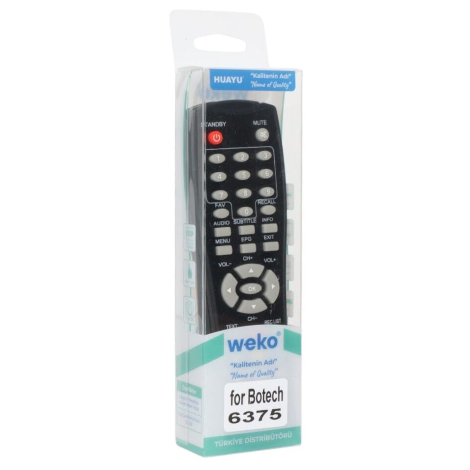 Weko Botech Kamosonic Grundig Digiline Uydu Alıcı Kumandası Uzaktan Kumanda