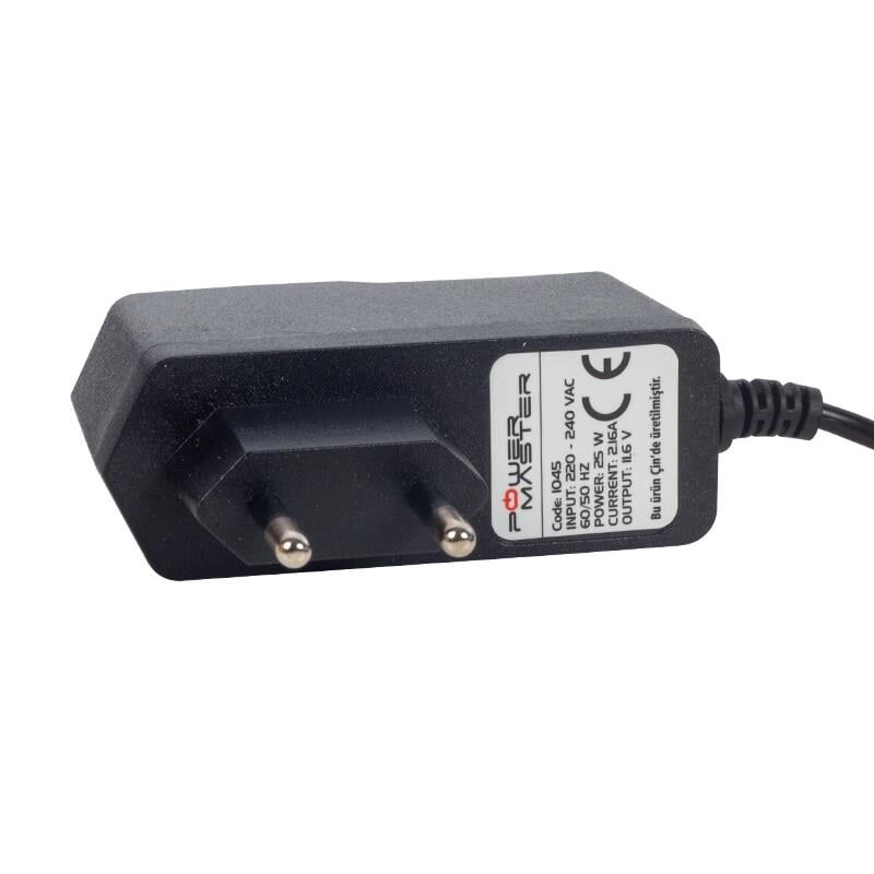 Powermaster 11.6V-2.16A Plastik Kasa Verifone Yazar Kasa Pos Cihazı Adaptör 5.5x2.5 Uç