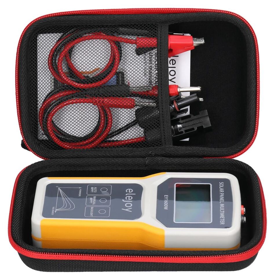 Ayt Powermaster PM-26939 1600 Watt Fotovoltaik Mppt Solar Panel Voltaj Multimetre 12-60V Güneş Enerjisi Volt Ölçer Ölçme Cihazı