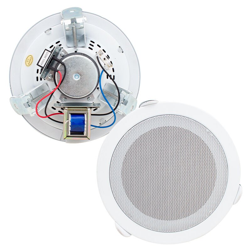 MAGICVOICE MV-6695 12 CM 6 WATT [DELİK ÇAPI 15 CM) METAL KASA TRAFOLU ALÇIPAN HOPARLÖR BEYAZ