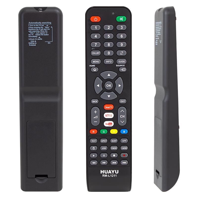 Ayt Huayu RM-L1211 Netflix Youtube Smart Tuşlu Universal Lcd Led Tv Kumandası Akıllı Kumanda