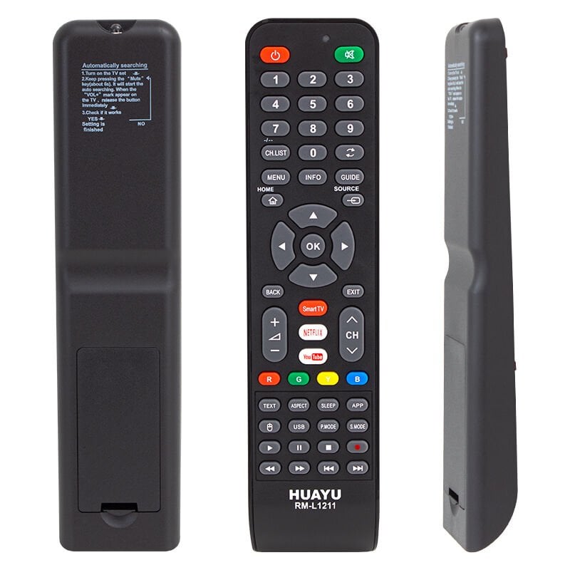 Ayt Huayu RM-L1211 Netflix Youtube Smart Tuşlu Universal Lcd Led Tv Kumandası Akıllı Kumanda