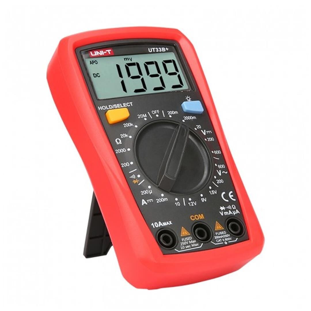 Unit UT-33B+ Dijital Multimetre Ölçüm Cihazı Dc Ac Akım Ölçer