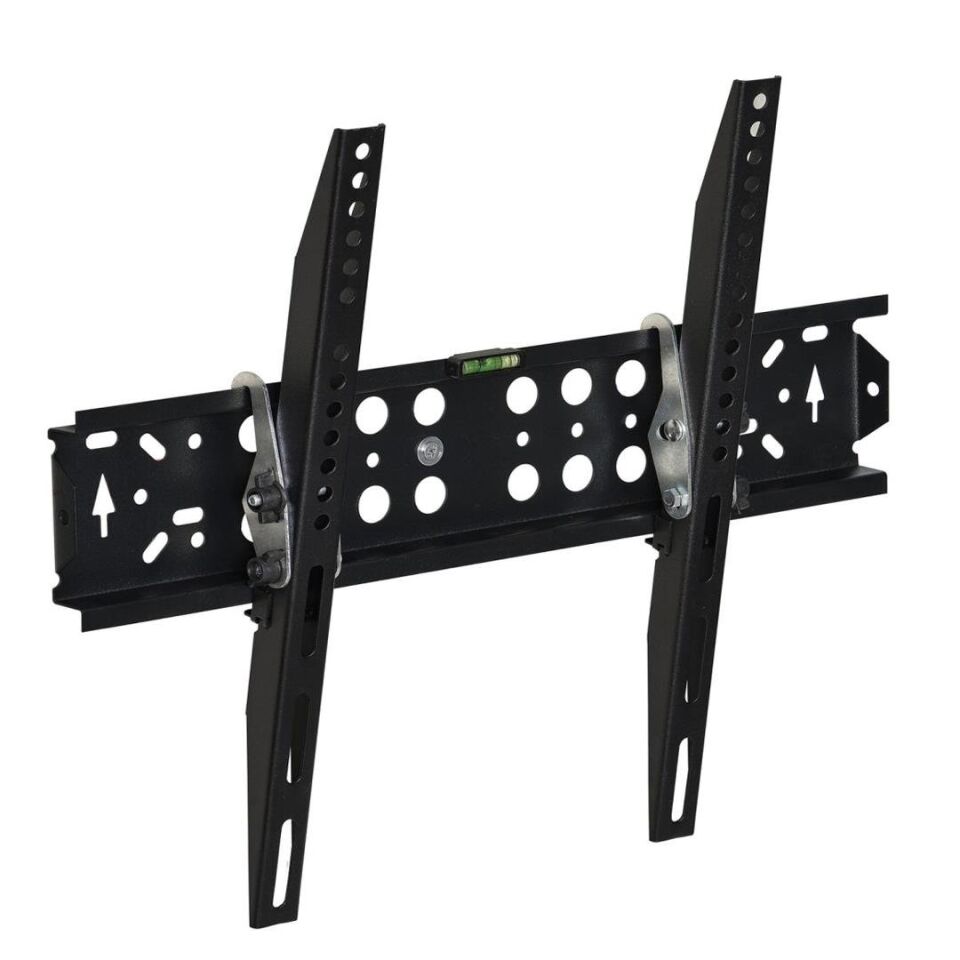 Vontech VT-40SA 32-55 İnç 81-140 Ekran Açılı Kilitli Lcd Led Tv Askı Aparatı Tüm Tv lere Uyumlu 50 Kg Taşır