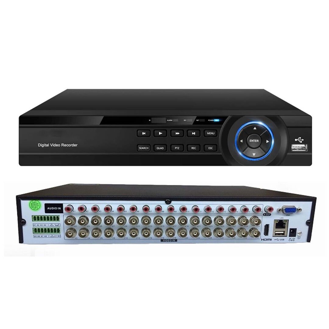 Ayt Drk Ahd 1132 5 MP Metal Kasa 32 Kanal Dvr Kayıt Kayıt Cihazı 5 İn1 32 Li Güvenlik Kamerası Kayıt