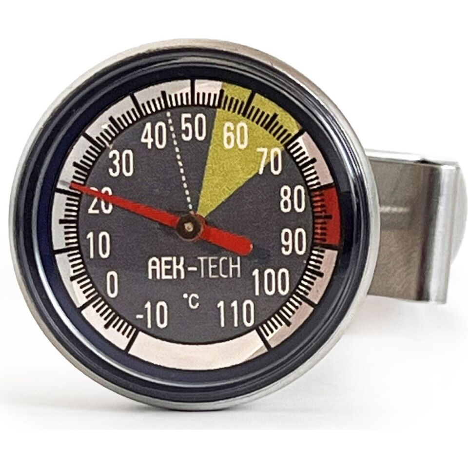 AEK-Tech Büyük Barista Paslanmaz Gıda Süt Termometresi Yoğurt Mayalama Hızlı Tepki