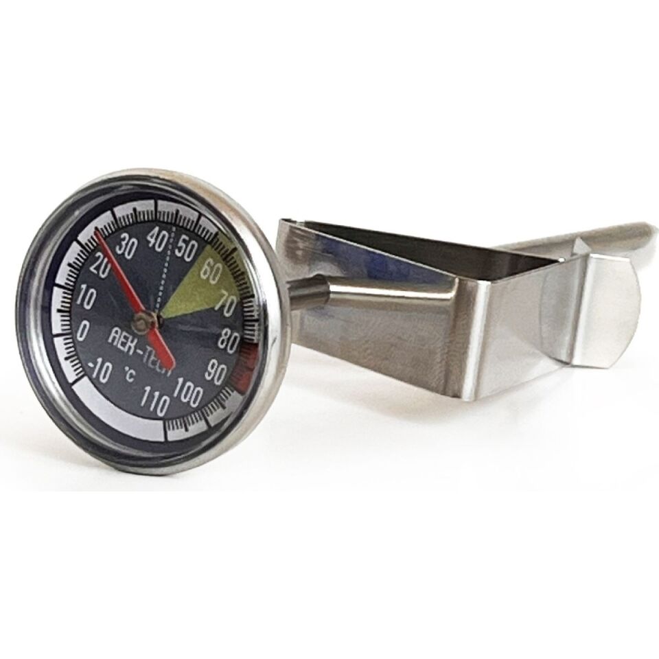 AEK-Tech Büyük Barista Paslanmaz Gıda Süt Termometresi Yoğurt Mayalama Hızlı Tepki