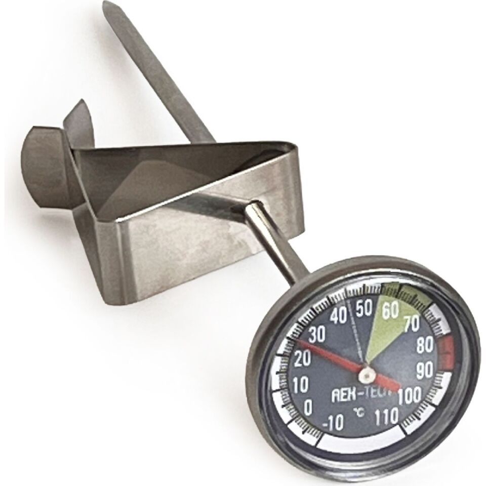 AEK-Tech Büyük Barista Paslanmaz Gıda Süt Termometresi Yoğurt Mayalama Hızlı Tepki