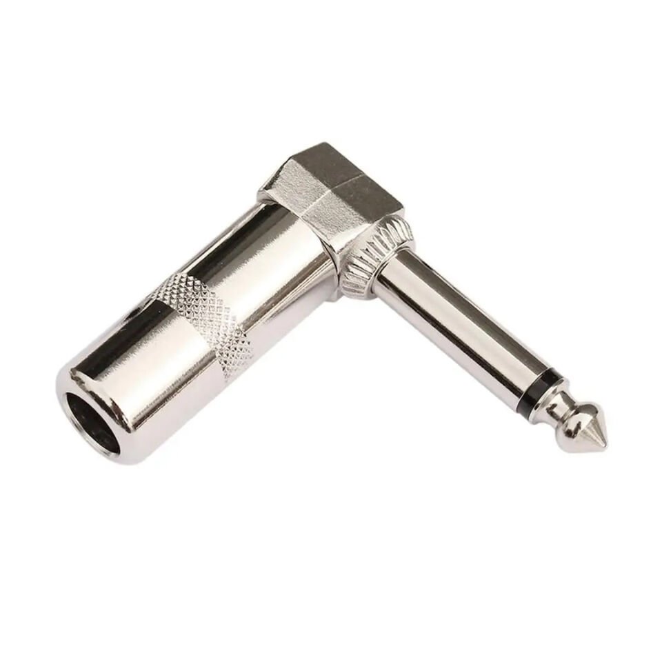 Ayt 6.3 Mm Mono L Tip Metal Gitar Jack Soket