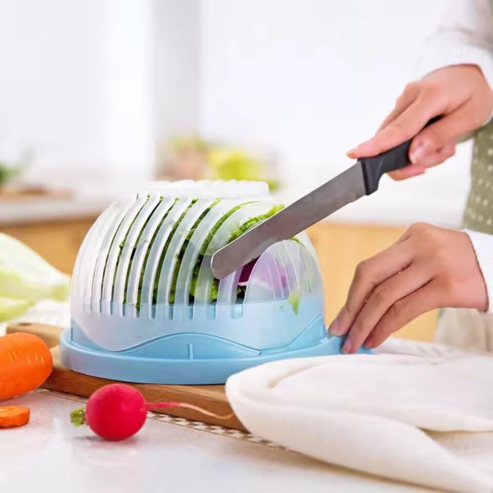 Ayt Sunup SN-27136 Pratik Meyve Sebze Salata Dilimleyici Kesici Çok Amaçlı Meyve Sebze Süzgeç