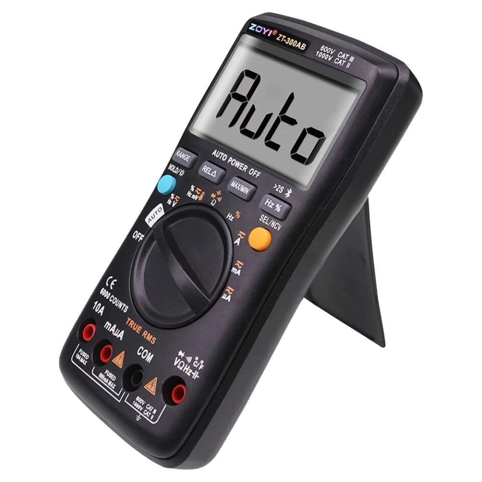 Ayt Zoyi ZT-300AB Bluetooth Ölçü Aleti Multumetre Ac Dc Akım Ölçer