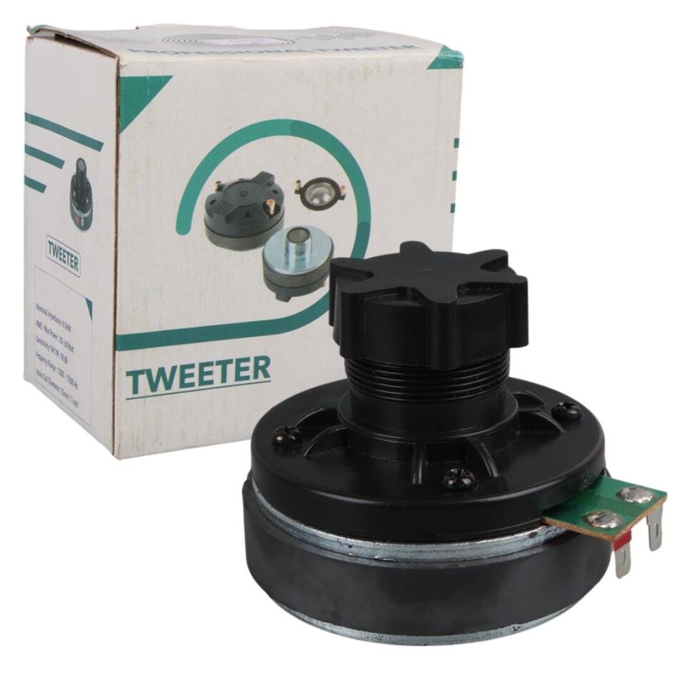 No-Tel NOT-TW34 Siyah 30/60 Watt 8 Ohm Titanyum Driver Tweeter