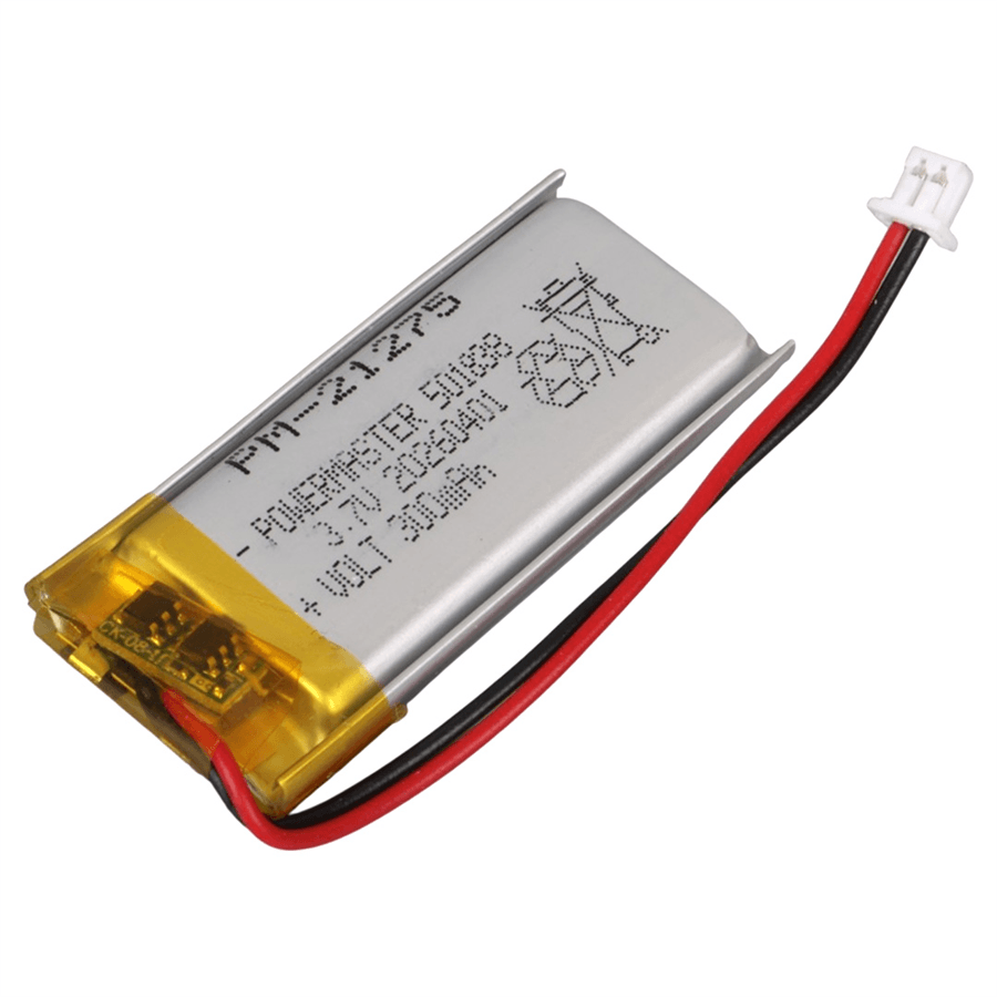 Powermaster 3.7 Volt 300 Mah Lityum Polimer Şarjlı Pil 5X18X38 mm Akıllı Saat Kulaklık Pili