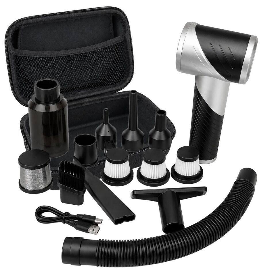 Snapron SNV-3000 Car Vacuum Cleaner Pro 1 Katlanabilir 17.000Pa 100W Şarjlı Araç Ev Süpürgesi