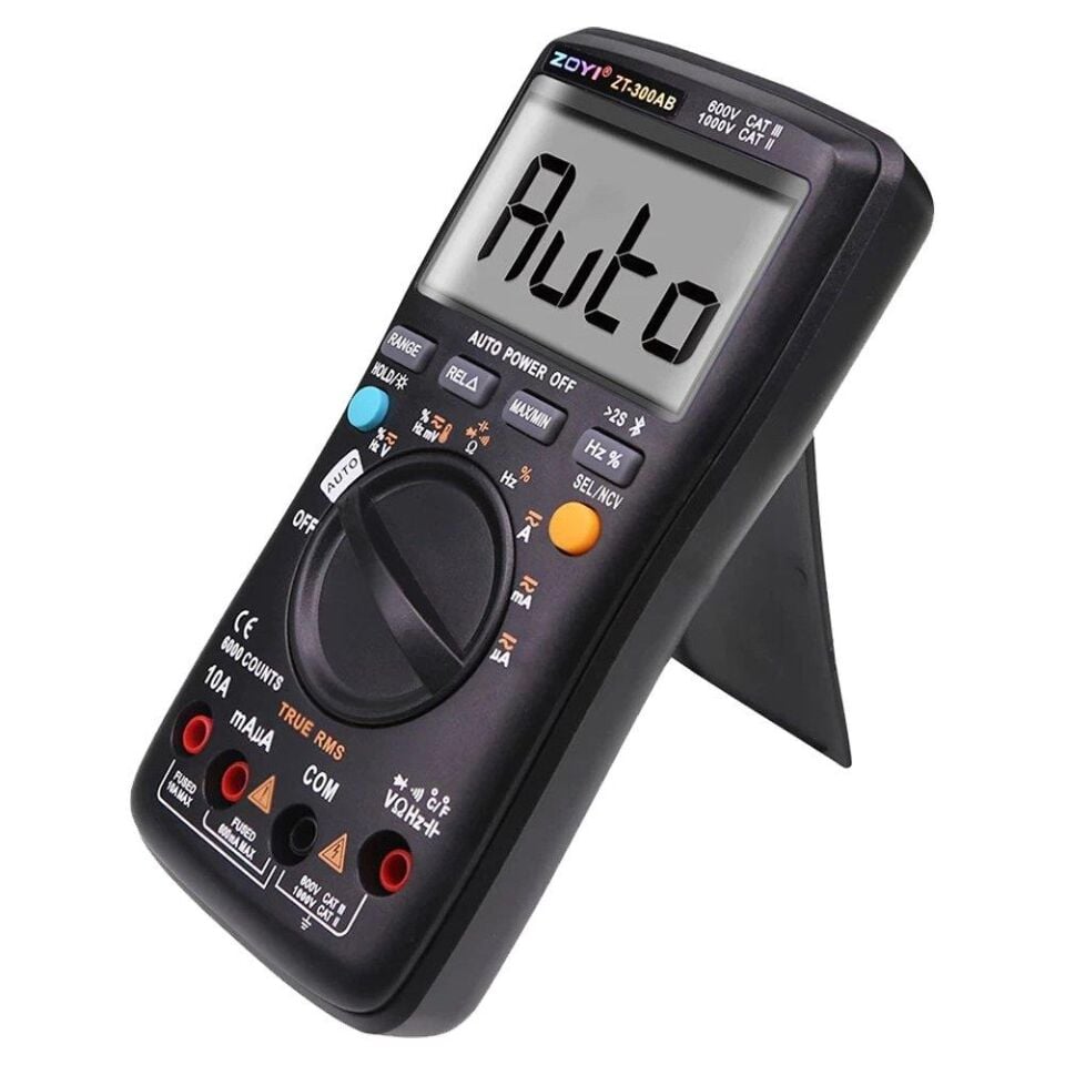 Ayt Zoyi ZT-300AB Bluetooth Ölçü Aleti Multumetre Ac Dc Akım Ölçer