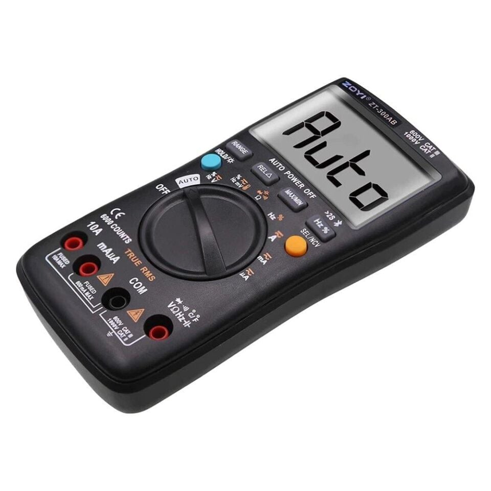 Ayt Zoyi ZT-300AB Bluetooth Ölçü Aleti Multumetre Ac Dc Akım Ölçer