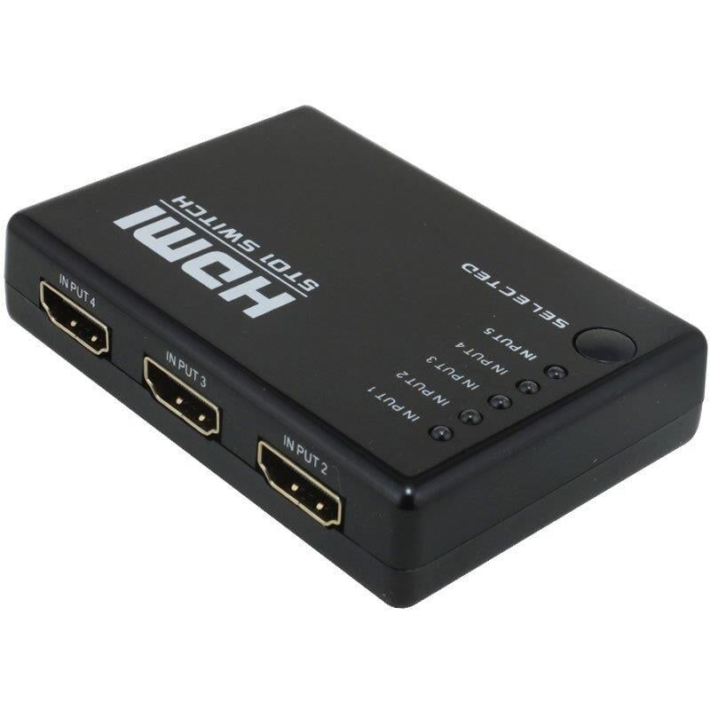 Powermaster 5 Giriş 1 Çıkış Hdmi Switch Toplayıcı Kumandalı Adaptörsüz