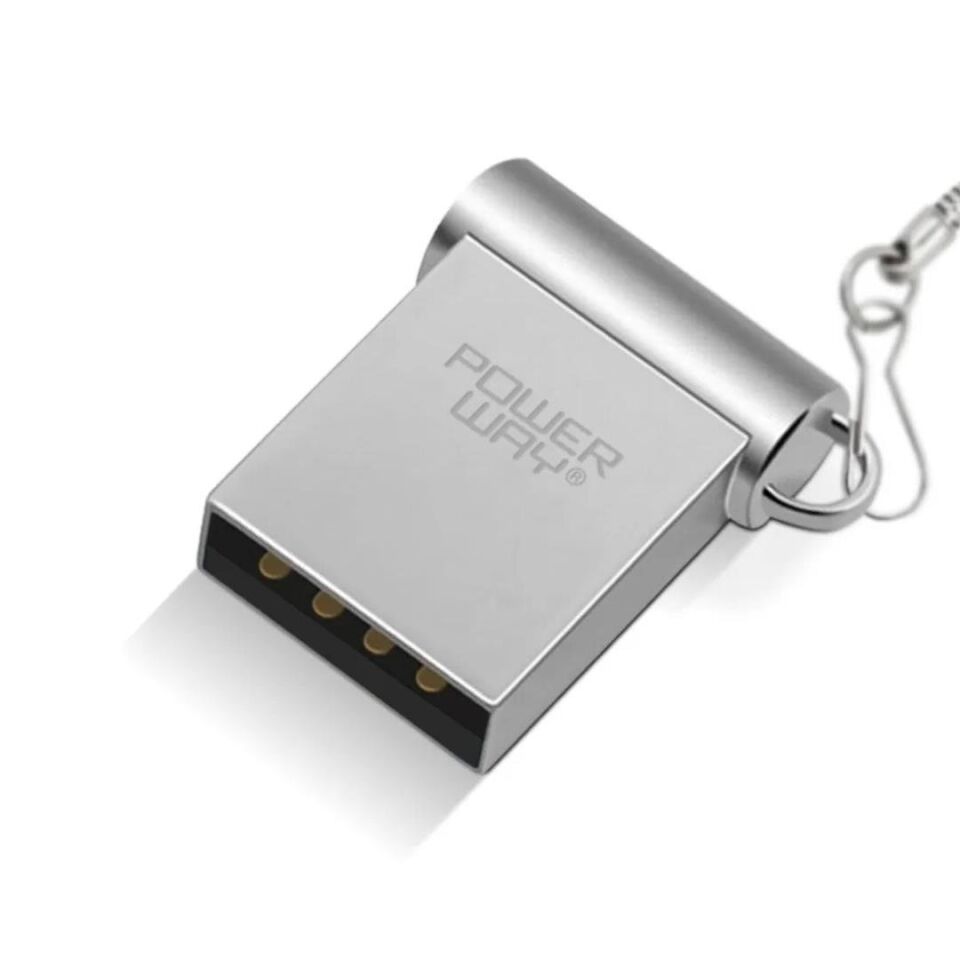 Powerway 32 GB USB 3.0 Metal Mini Flash Bellek Hafıza Saklama Alanı