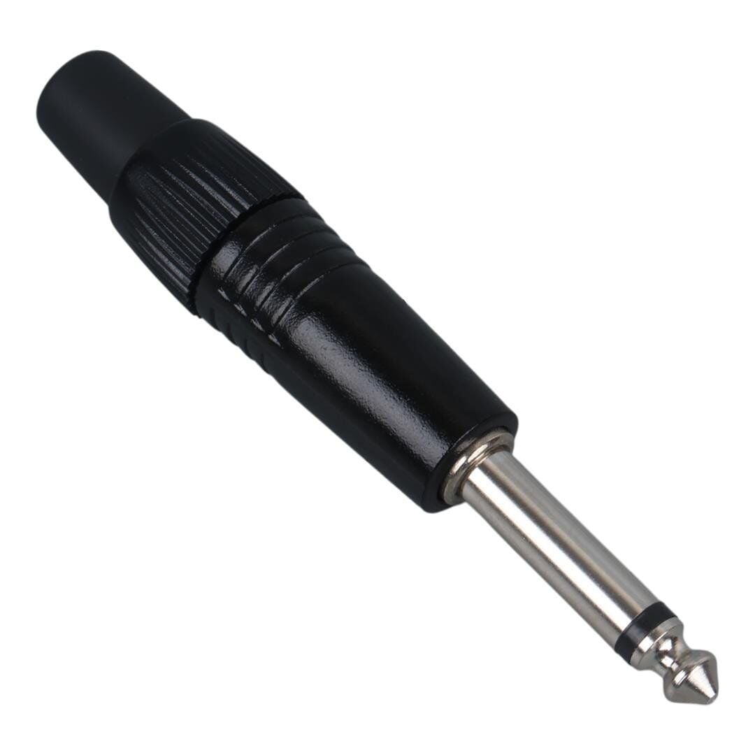 Ayt Gitar Jack Canon Tipi Mono Nikel 6.3mm Mikrofon Ses Kablosu Soketi Girişi