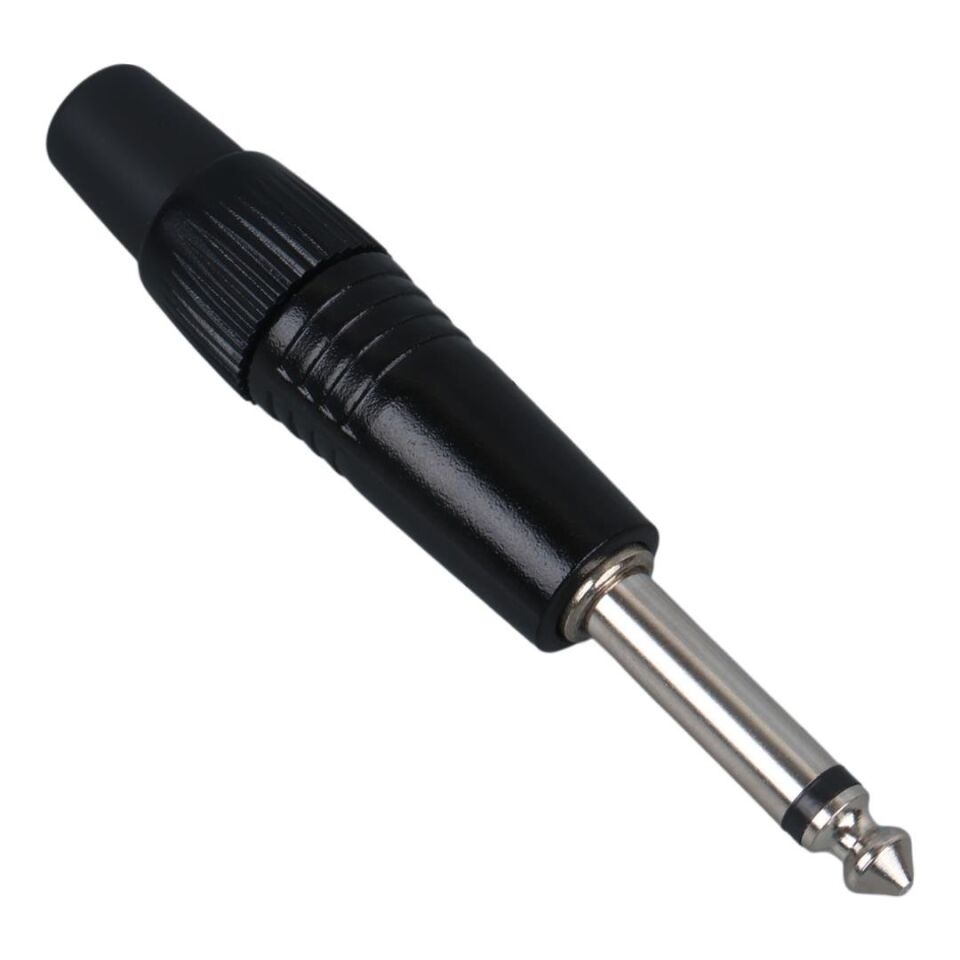 Ayt Gitar Jack Canon Tipi Mono Nikel 6.3mm Mikrofon Ses Kablosu Soketi Girişi