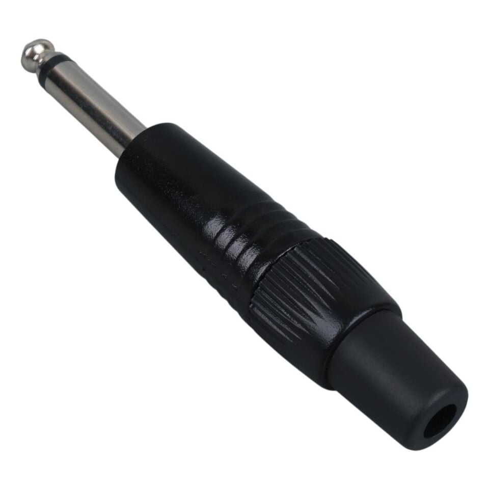 Ayt Gitar Jack Canon Tipi Mono Nikel 6.3mm Mikrofon Ses Kablosu Soketi Girişi