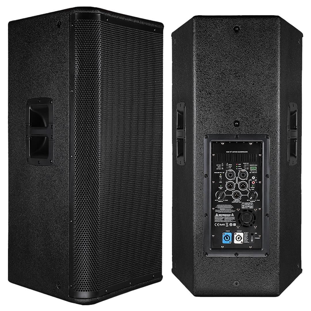 Shile KW15S 15'' 2000 Watt 2 Yollu Profesyonel Aktif Kabin Hoparlör