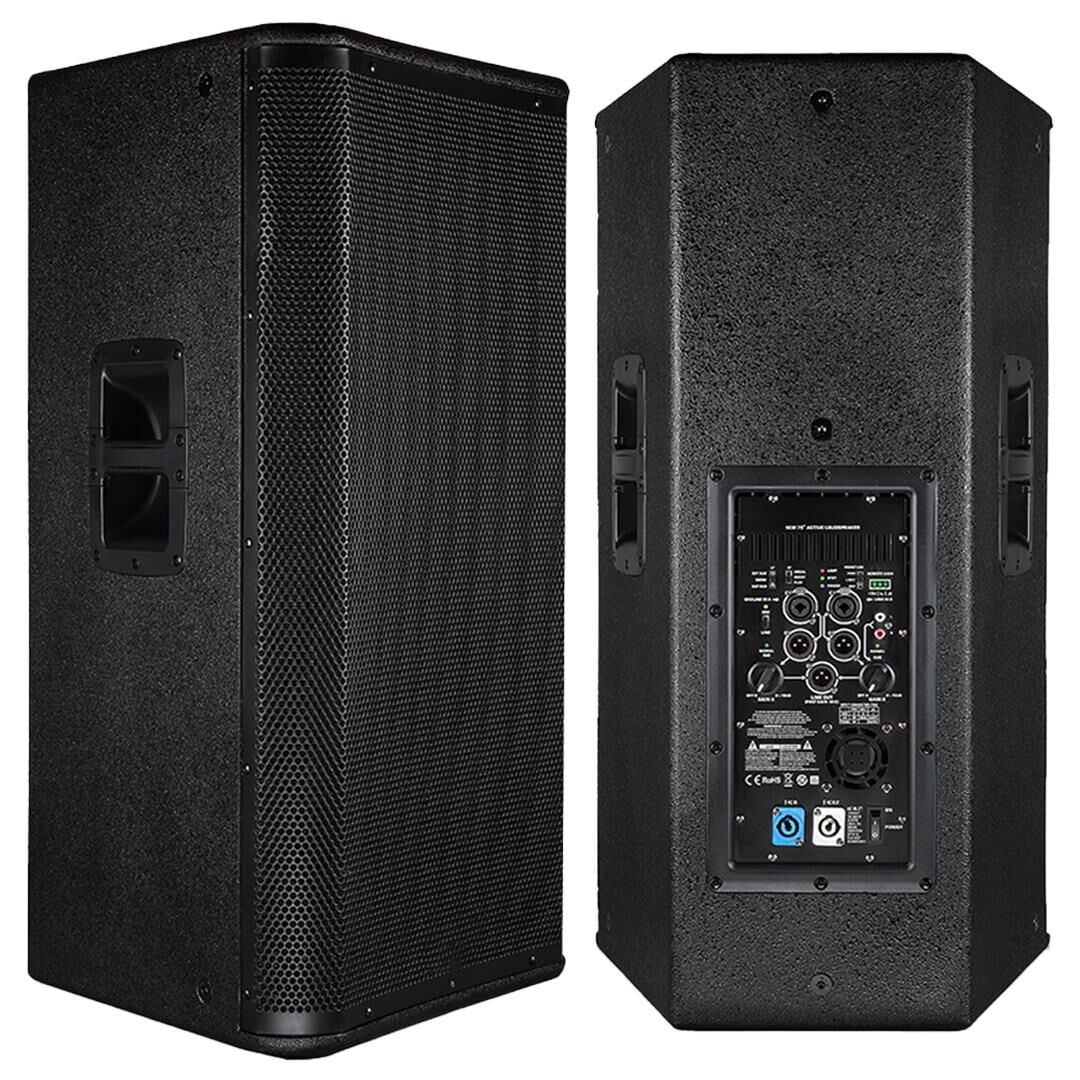 Shile KW15S 15'' 2000 Watt 2 Yollu Profesyonel Aktif Kabin Hoparlör