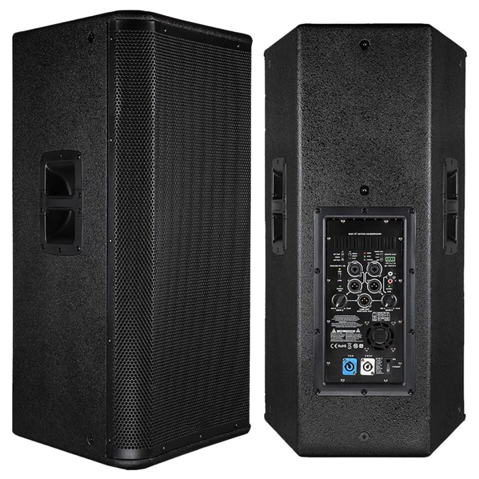 Shile KW15S 15'' 2000 Watt 2 Yollu Profesyonel Aktif Kabin Hoparlör